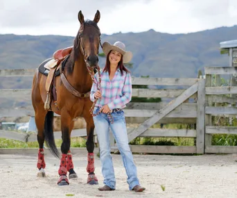 The Kiwi woman born to be a rodeo champ