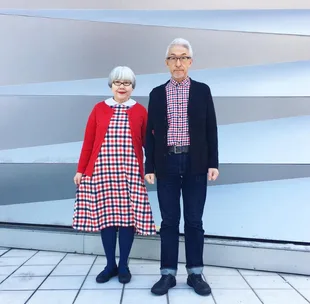 This couple have been married for 37 years – and they always dress the same