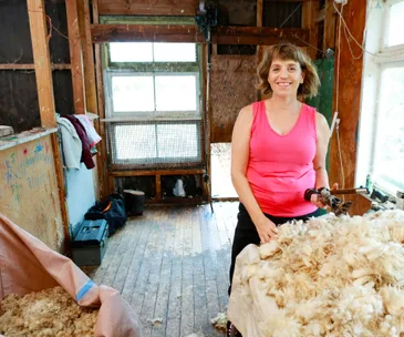 The Kiwi woman shearing in a man’s world