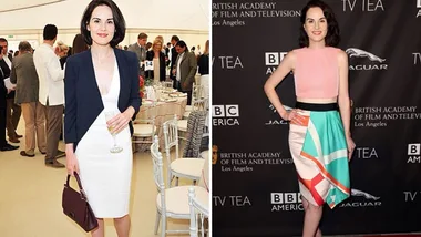 Michelle Dockery reveals a sneak peek of her Emmys dress