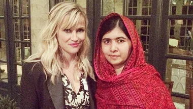 Reese Witherspoon and Malala Yousafzai
