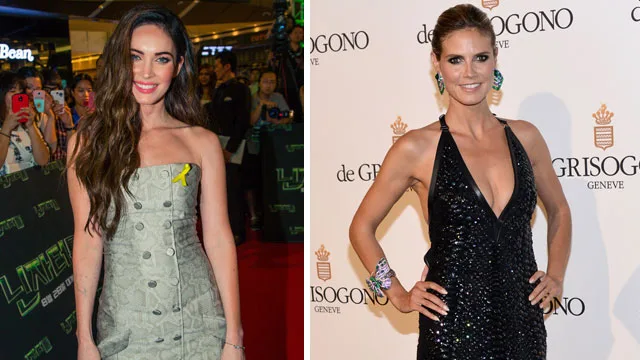 Megan Fox and Heidi Klum