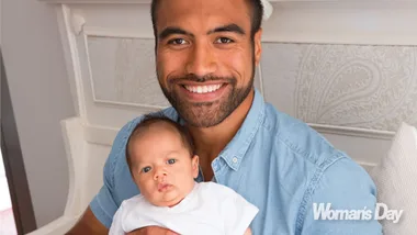 Victor Vito and baby