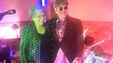 Elton John's mum hires lookalike for her birthday party