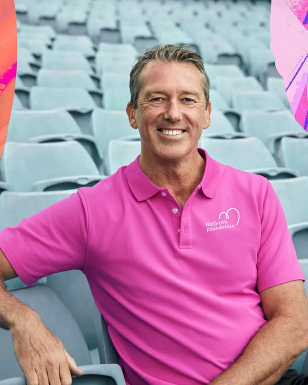 Glenn McGrath for the McGrath Foundation