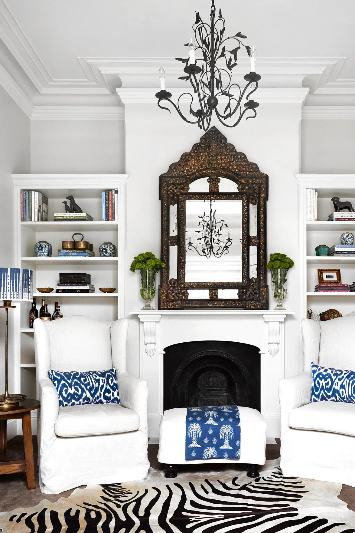 boho-style-living-room-home-library