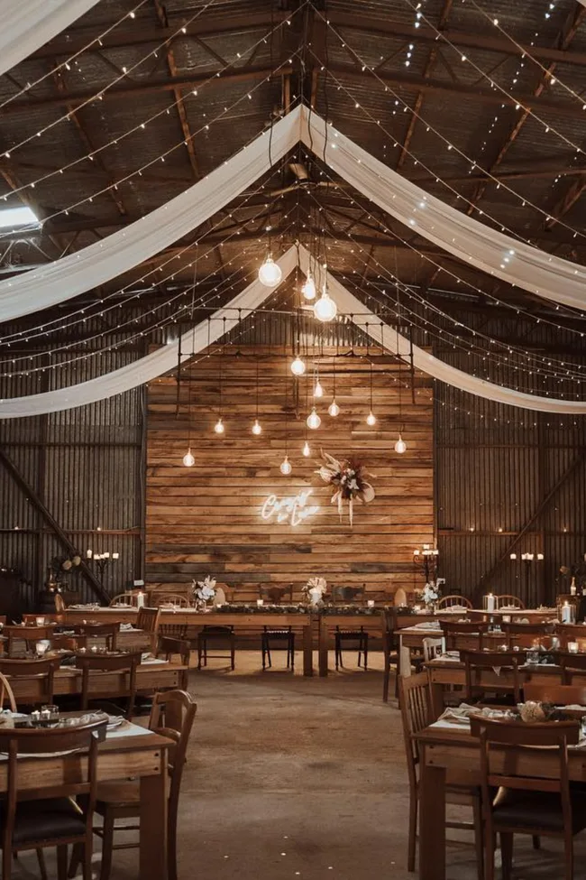 Inside a decorated shed on Sandridge Estate
