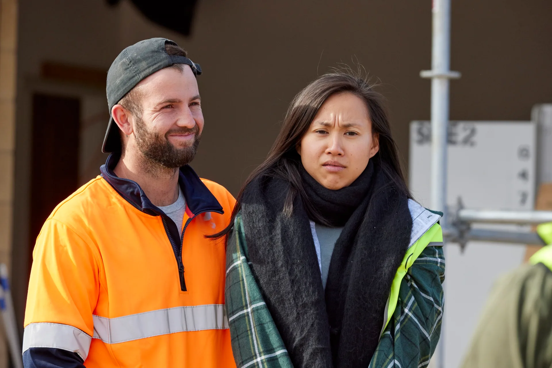 kristian and mimi on the block 2024 construction site