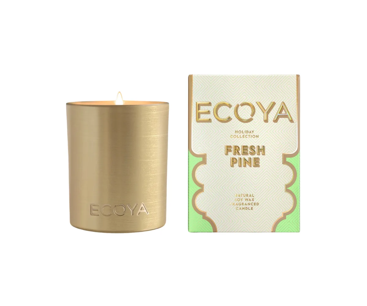 A pine-scented candle from Ecoya
