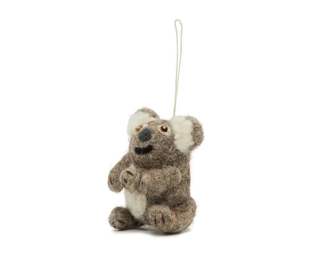 felt koala christmas decoration