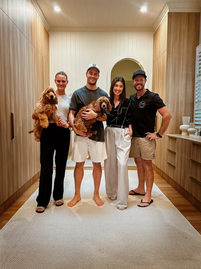 leah and ash with josh dunkley and tippah dwan