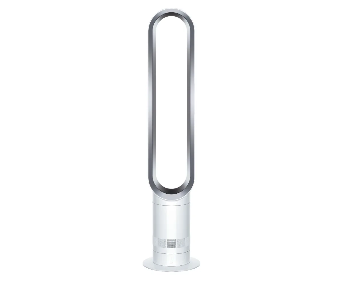 A Dyson tower fan