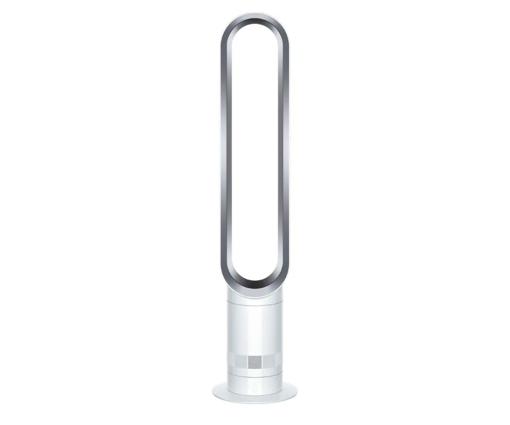 A Dyson tower fan