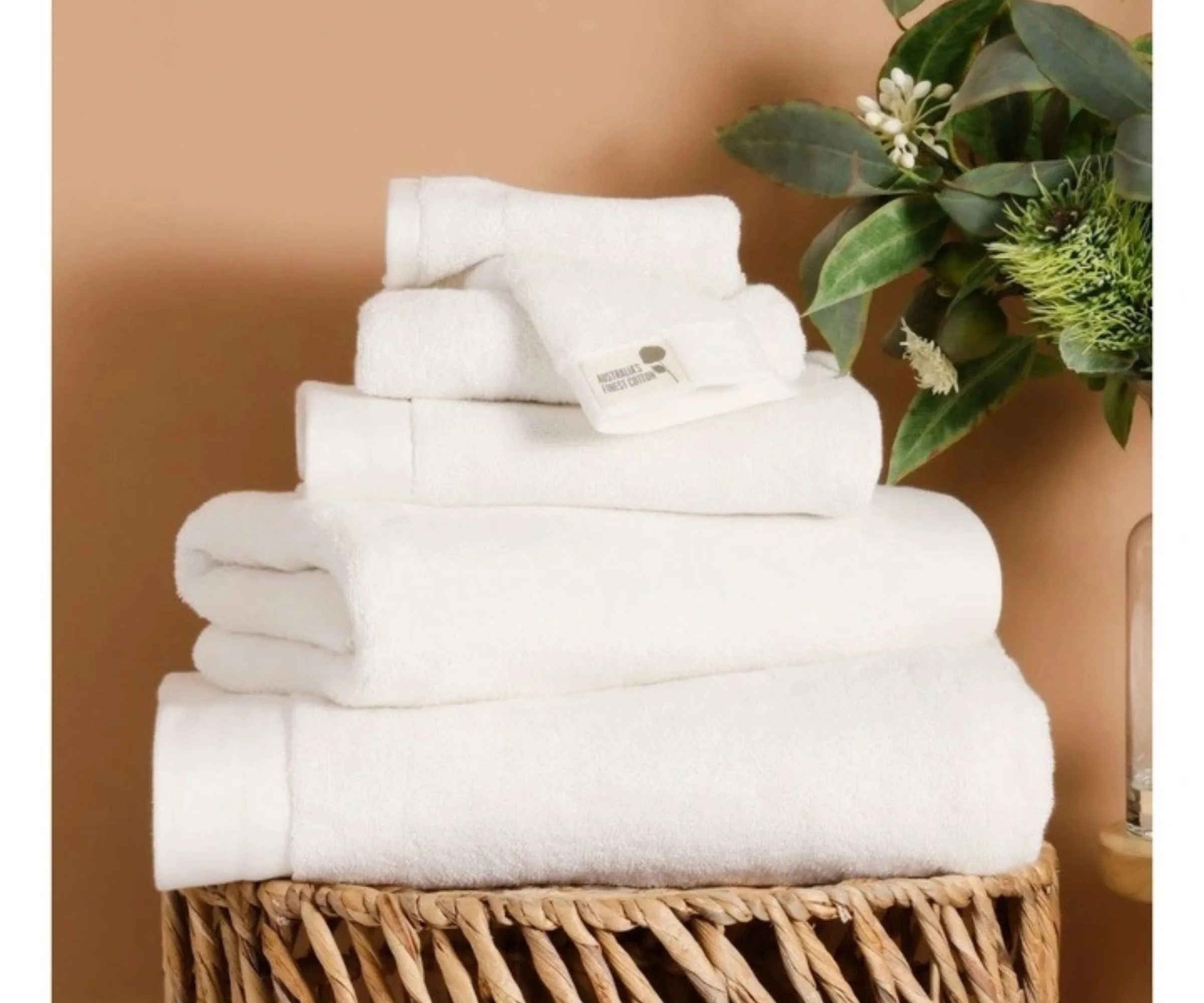 MYER x Australian House & Garden white towels