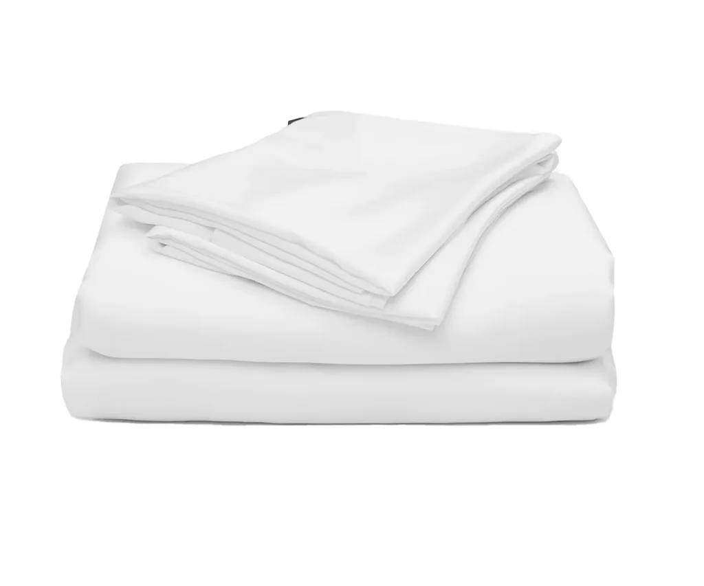 White bamboo sheets