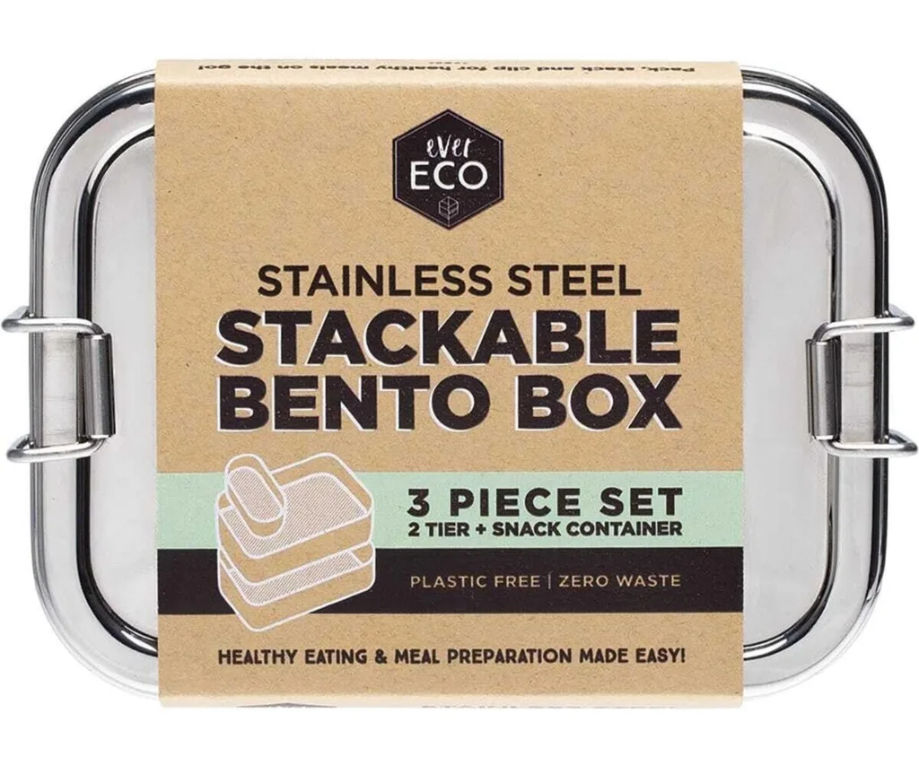 Ever ECO Stainless Steel Stackable Bento Box