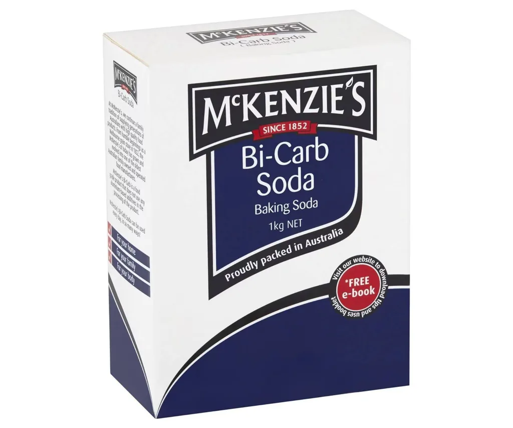 McKenzie's bi-carb soda, baking soda.