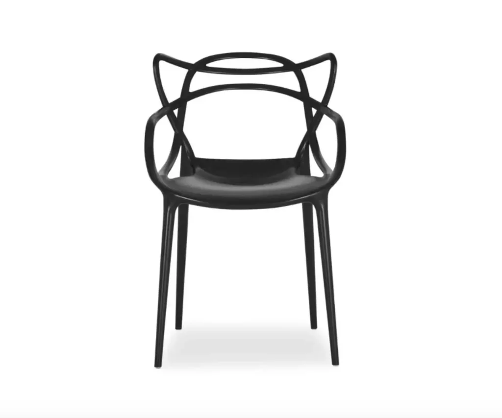 black dining chair