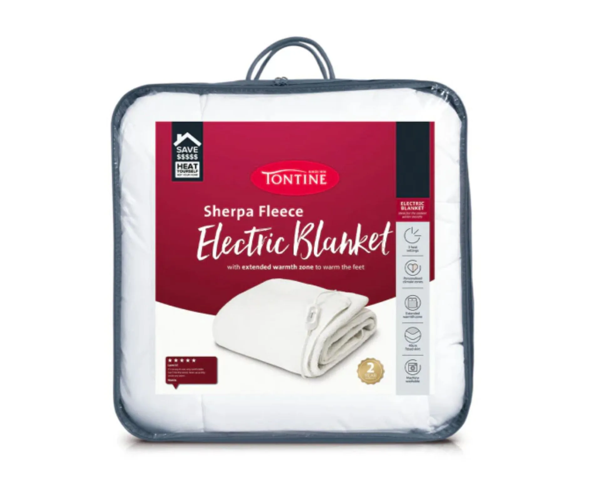 Tontine Sherpa Electric Blanket (Queen)