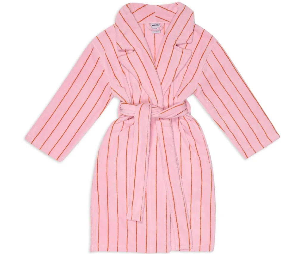 Hommey Pinstripe Bathroom Collection Robe Fleur.