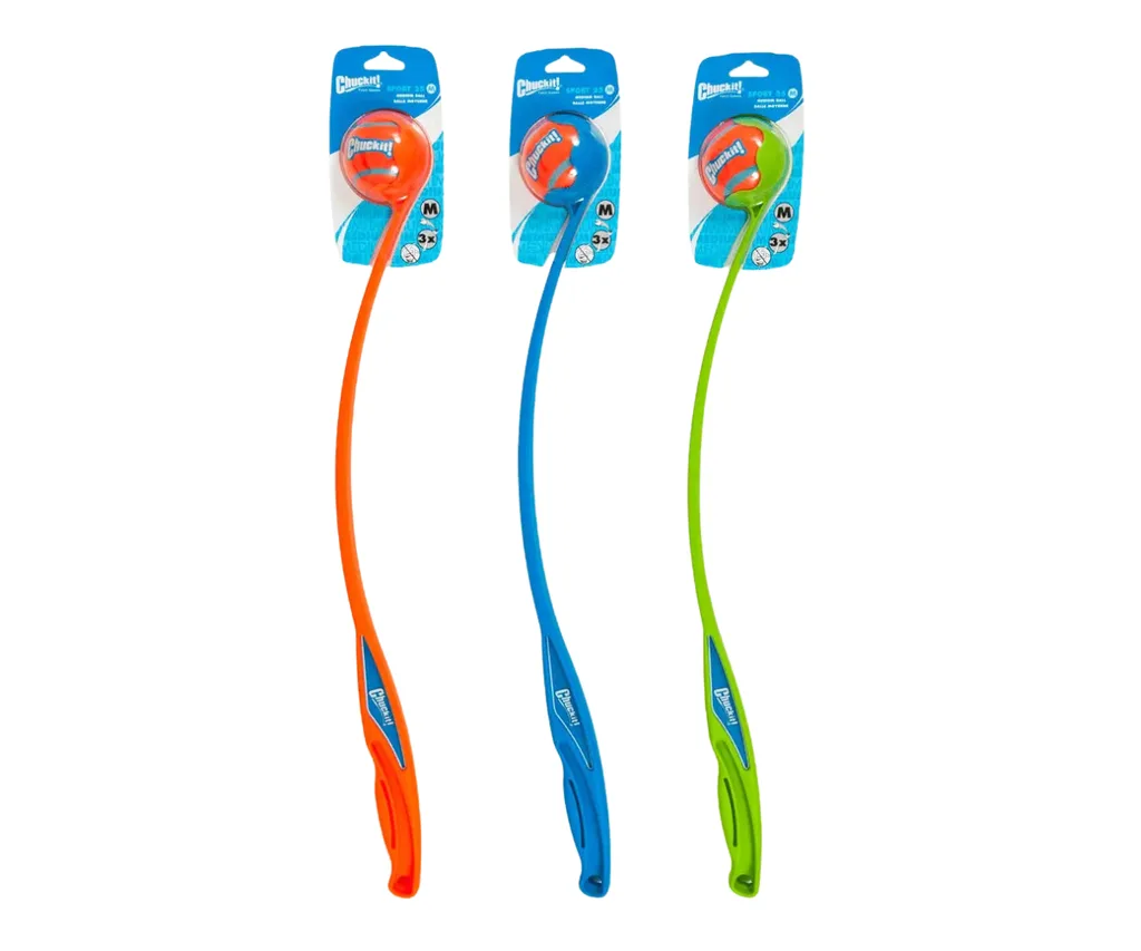 Chuckit sport launcher throwing toy