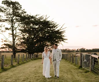 Bea and Morgan&rsquo;s serendipitous wedding in Victoria&rsquo;s Macedon Ranges