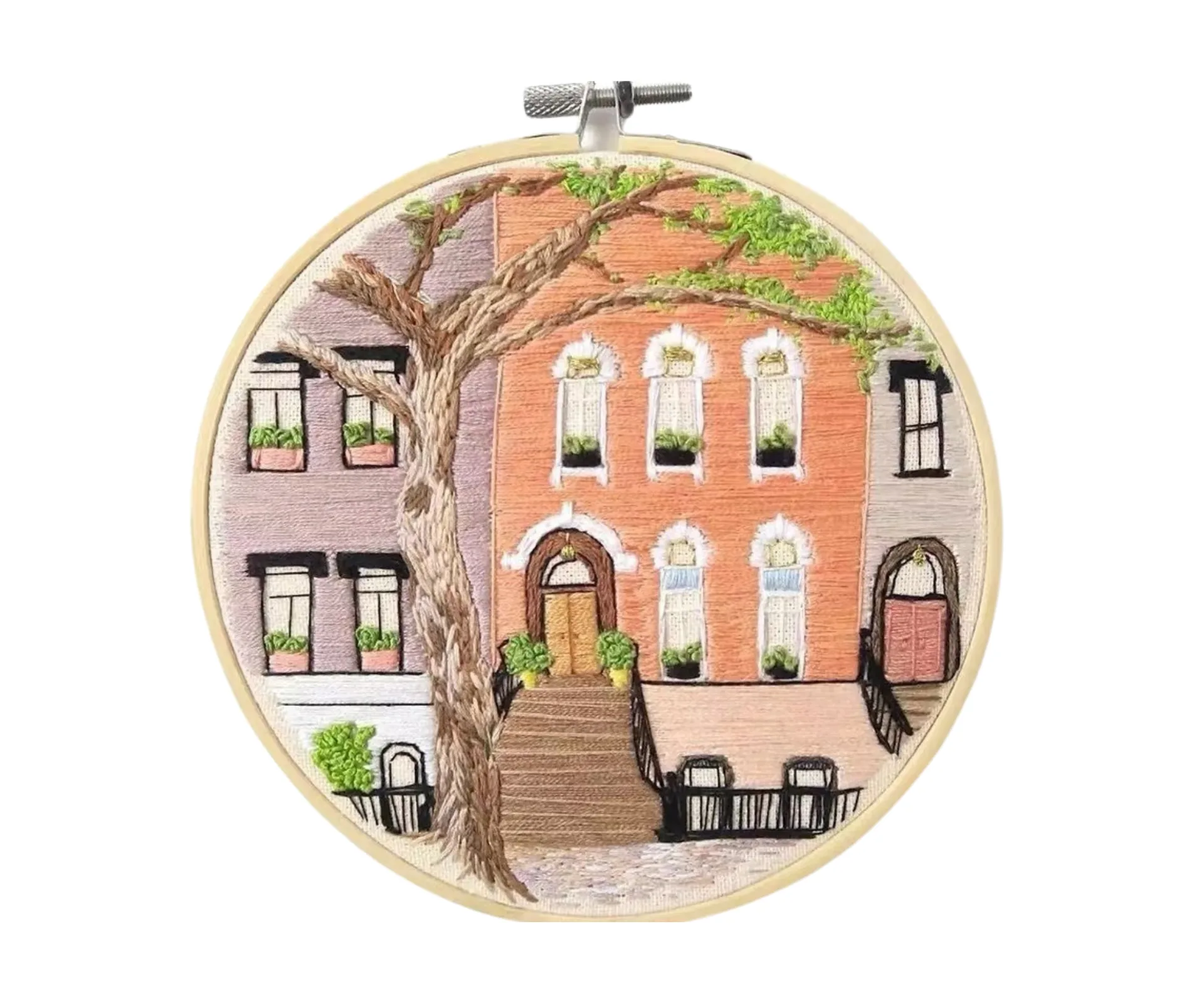 Tina-House Embroidery-Kit -Beautiful-Scenery-craft-gift