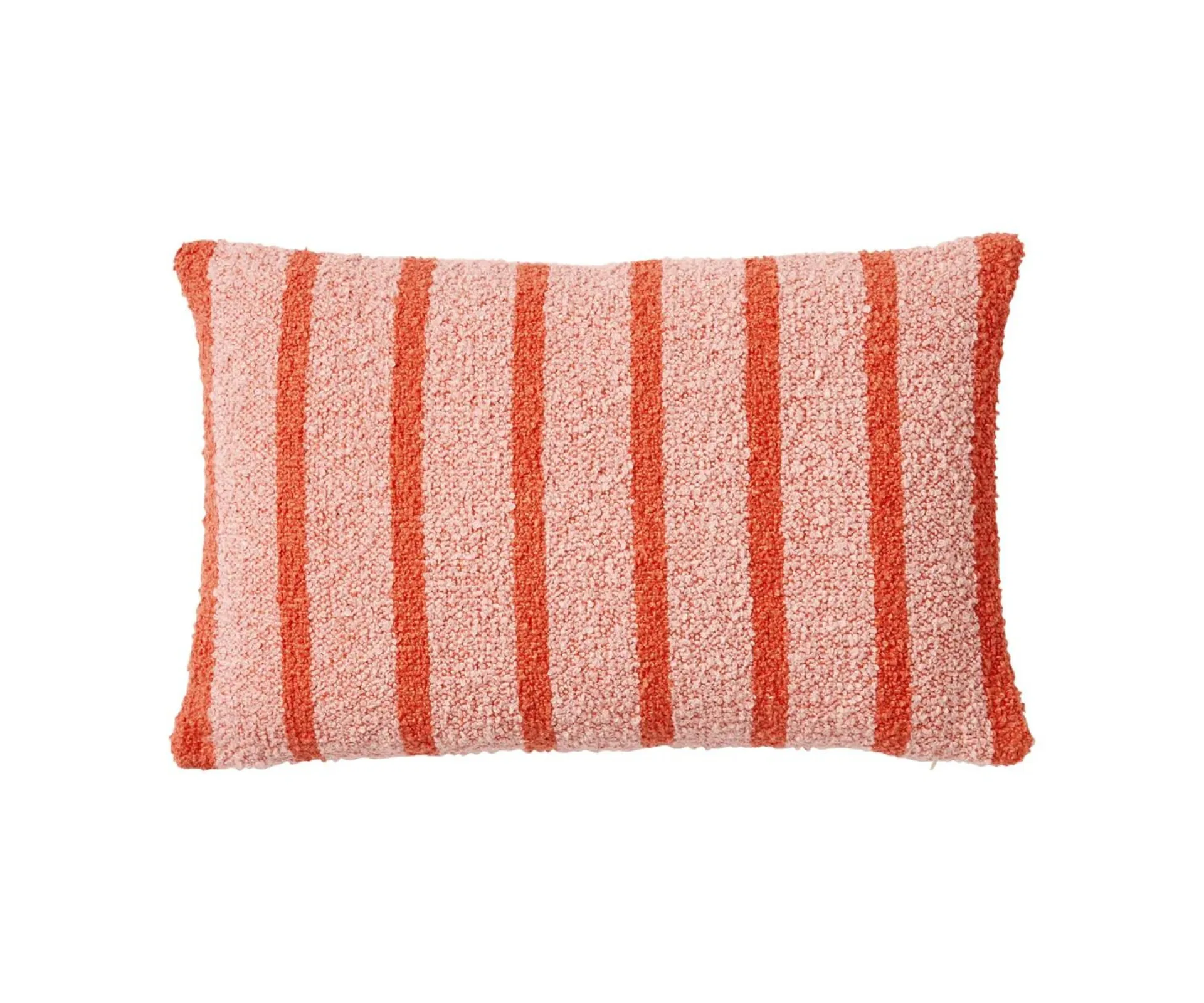 boucle-stripe-red-pink-cushion