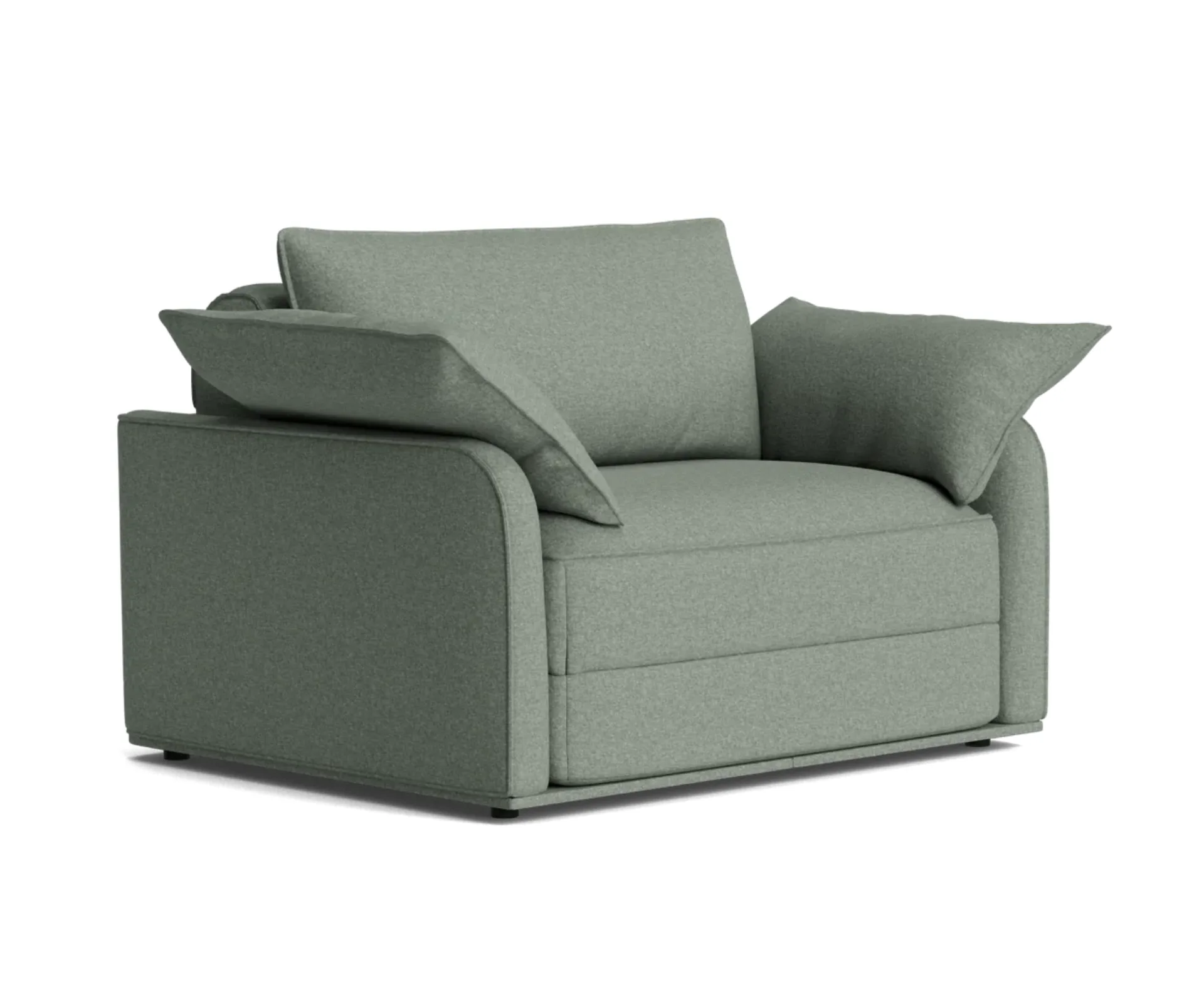 koala cushy armchair in gum leaf