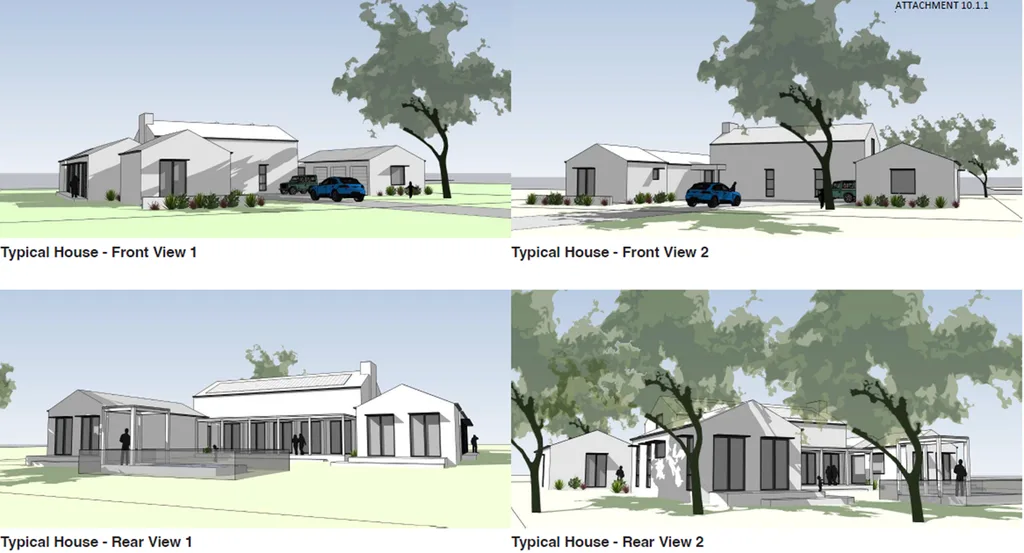 Plans for the Daylesford site.