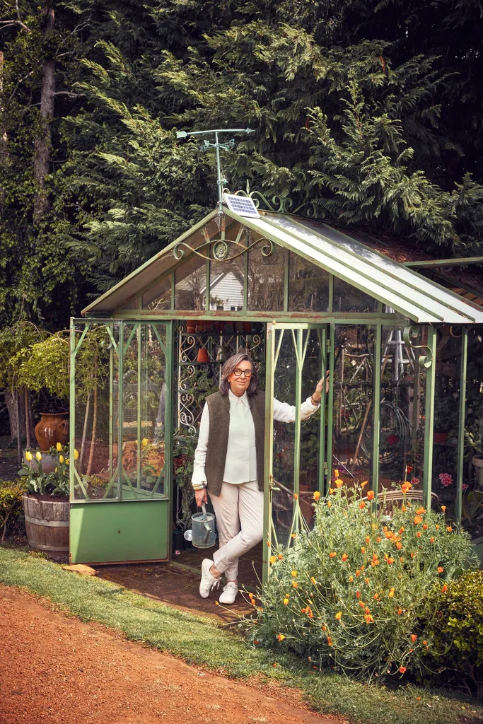 Robyn Holt in her garden at her Southern Highlands home