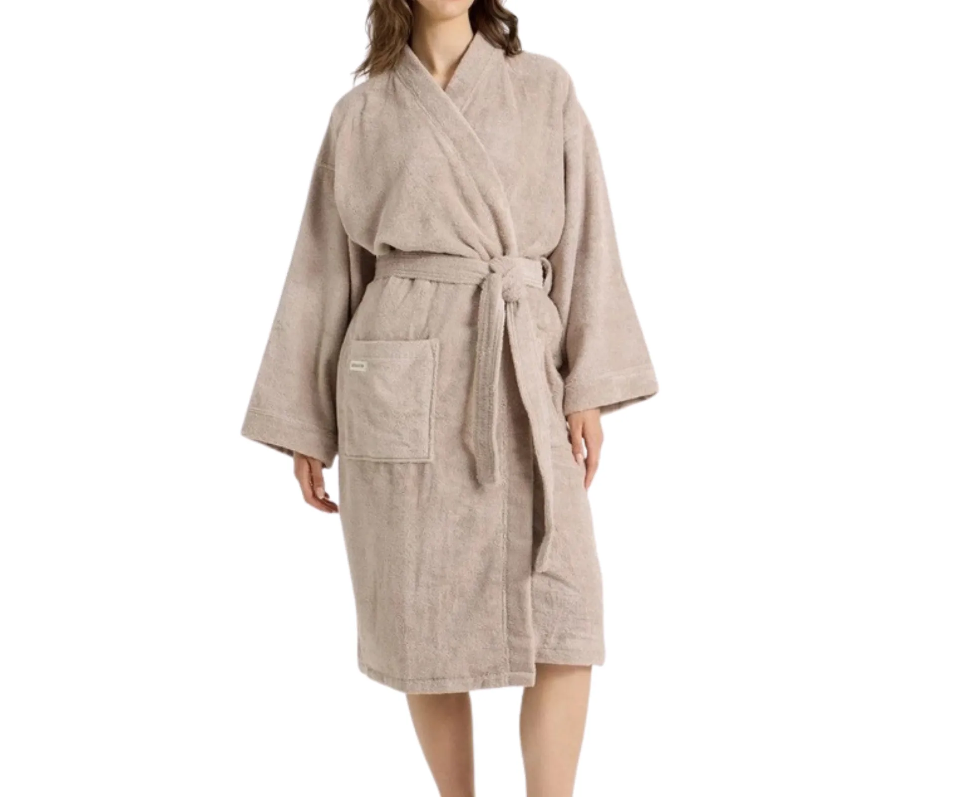 chinese dress ladies White Waffle Dressing Gown for Women  Luxury Cotton Spa Robe