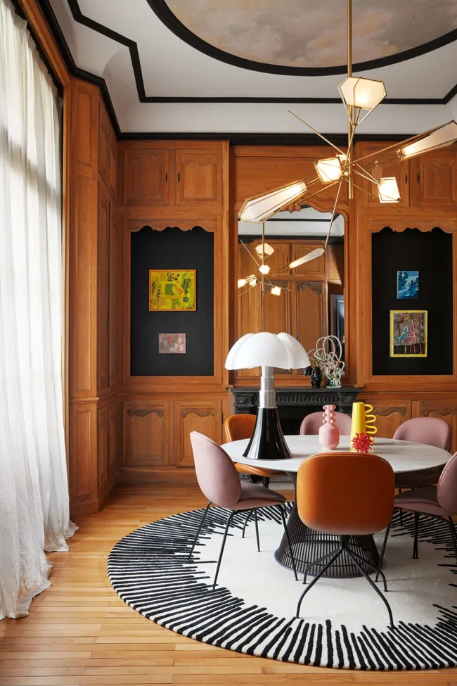 A Parisian dining room