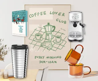 coffee gifts collage