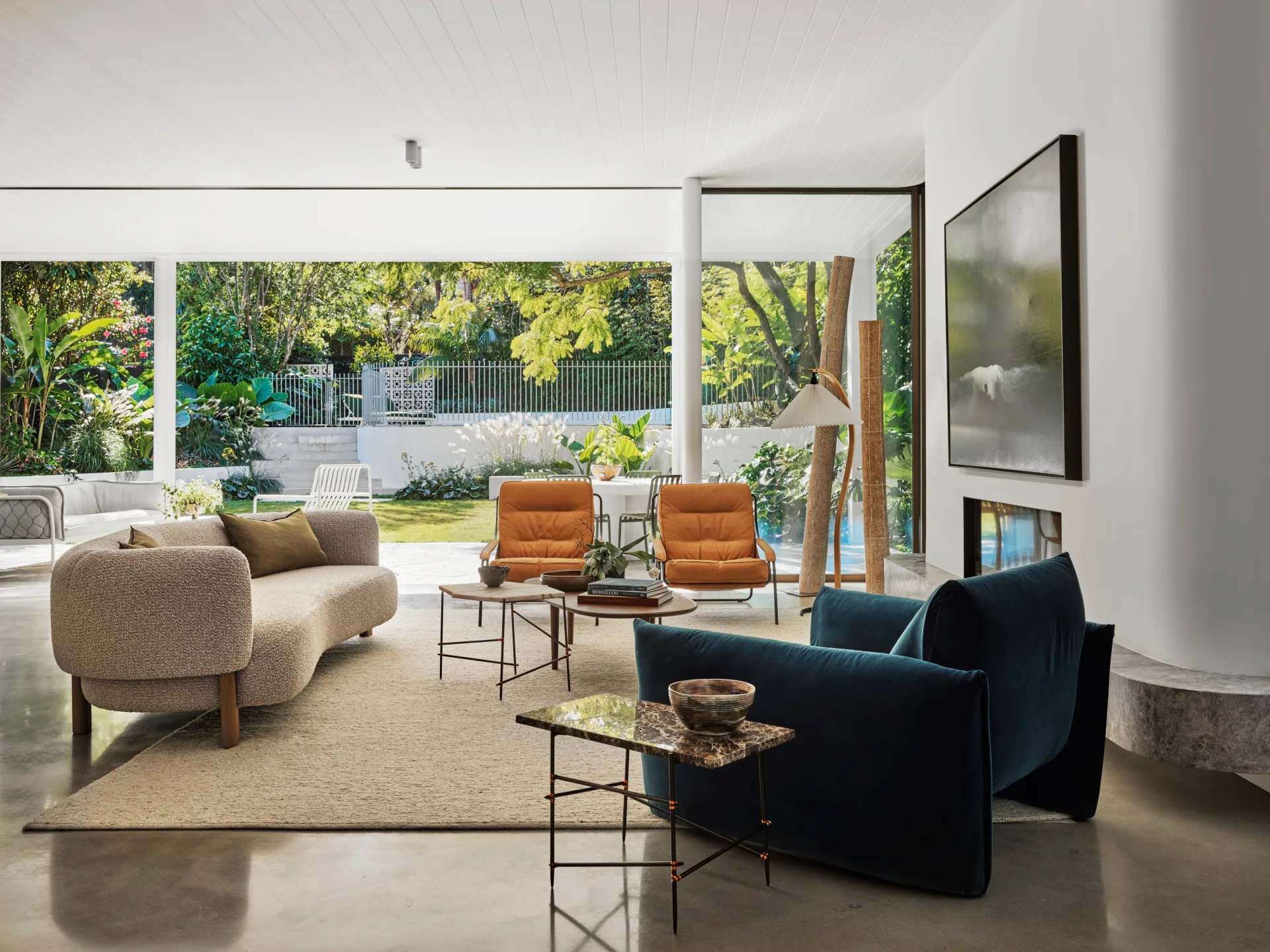 contemporary-palm-springs-mid-century-entertainer-blue-armchair-lounge