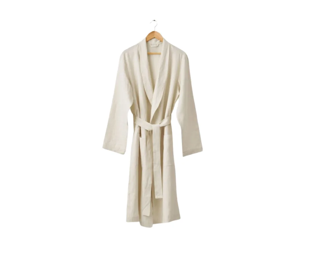 Linen robe