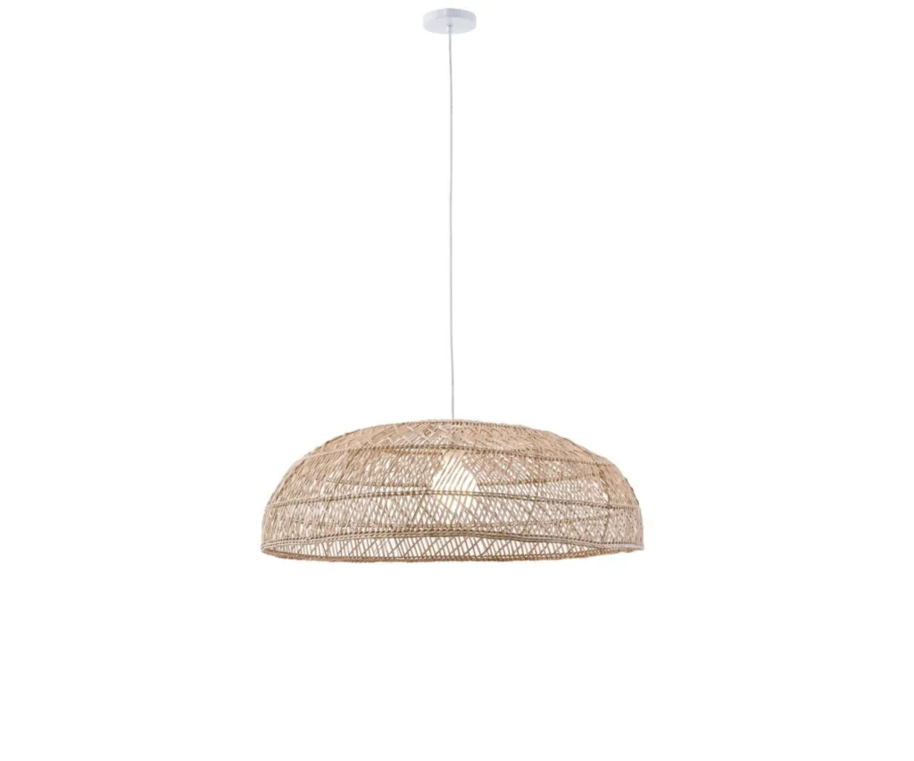 Rattan pendant light