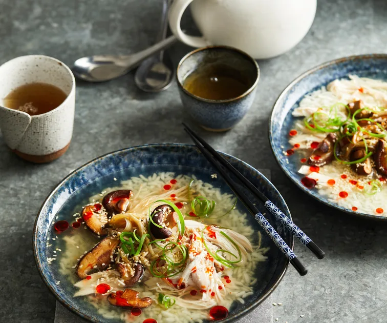 Slow Cooker Chicken Soup With Rice And Ginger | Homes To Love