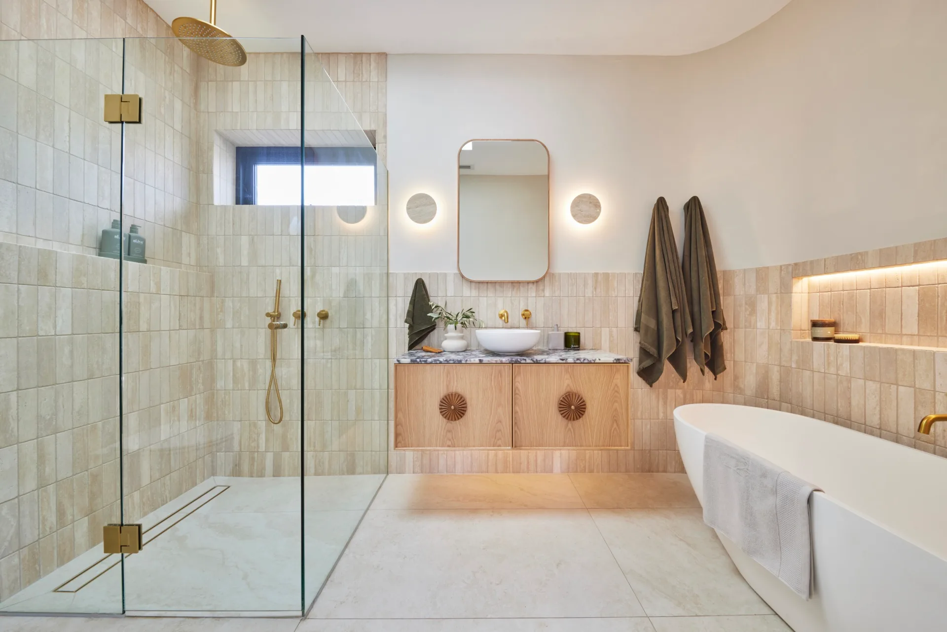 the block 2024 courtney and grant main mediterranean style bathroom