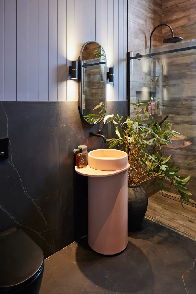 The Block ensuite reveal House 4 Kylie Brad