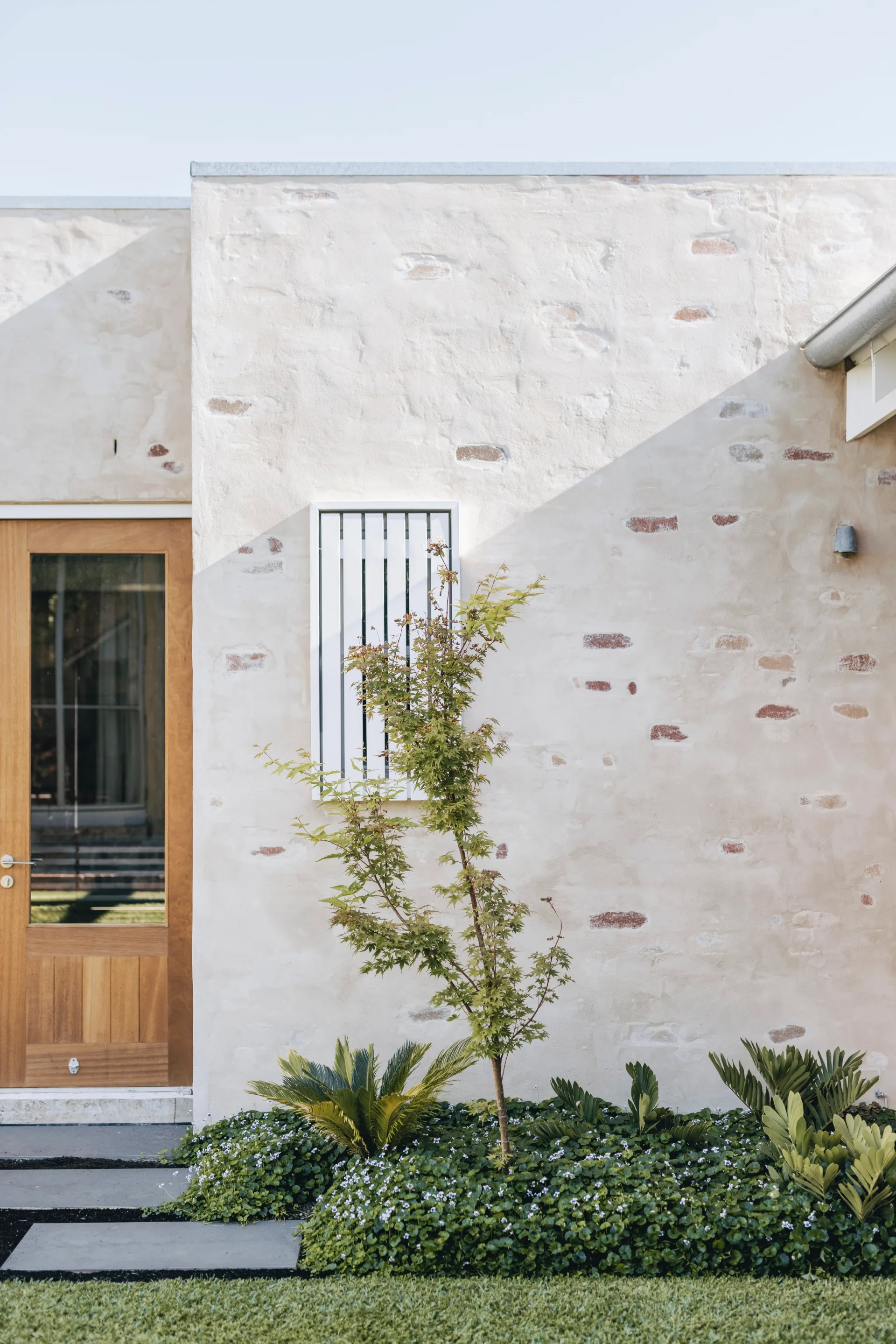 The rendered exterior of a heritage home