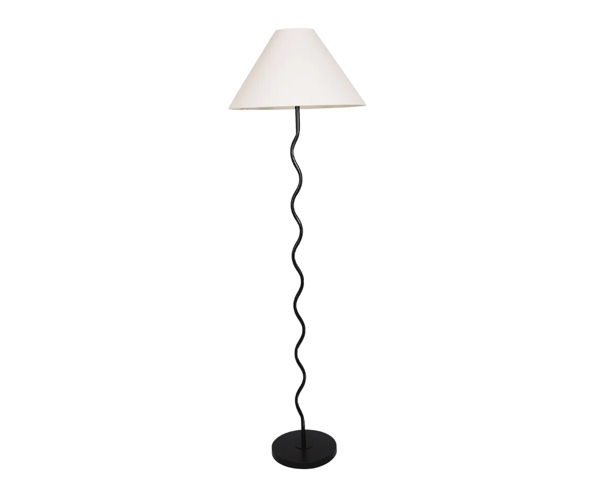 A squiggly floor lamp from Temple and Webster