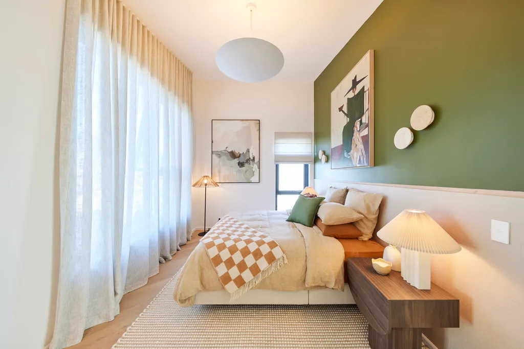 The Block Courtney and Grant guest bedroom