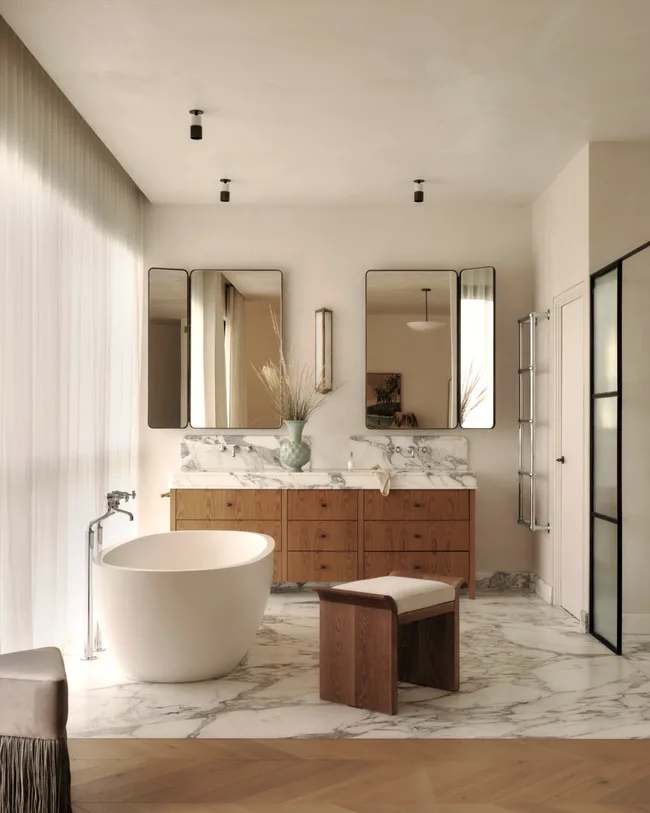 Neutral ensuite styling ideas