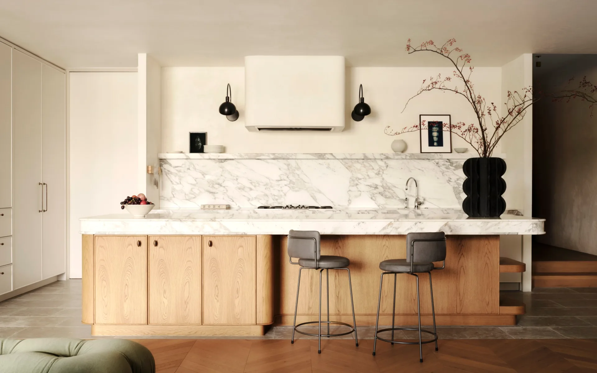 Neutral apartment styling ideas kitchen