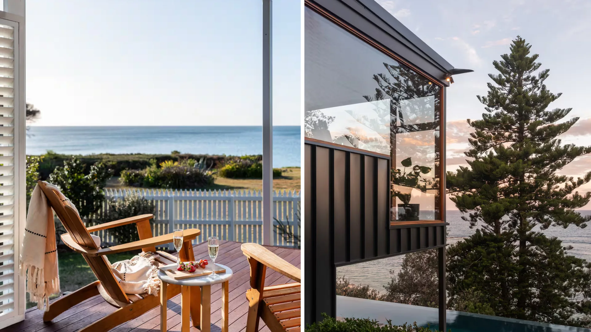 Two beachfront stays on Airbnb