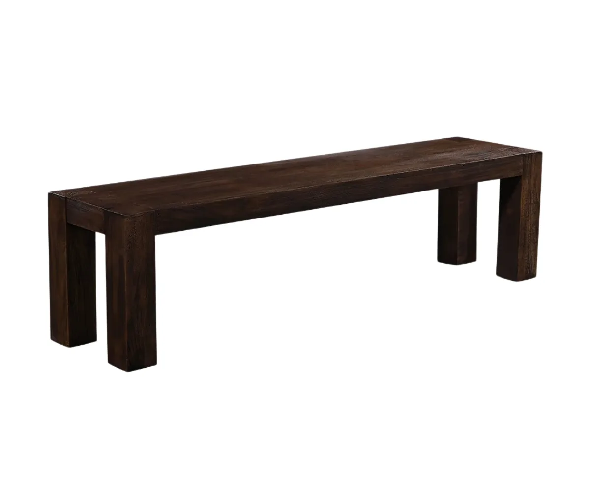 A black bench seat from James Lane