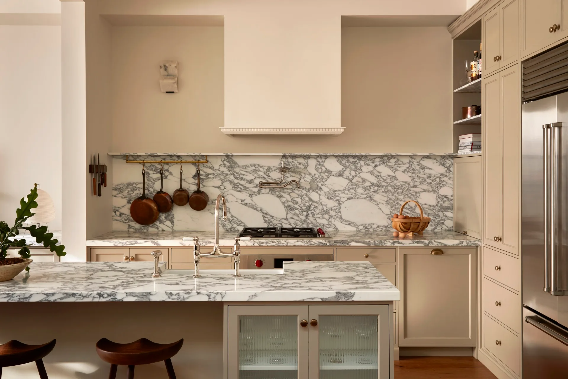 A period home in Victoria with marble kitchen