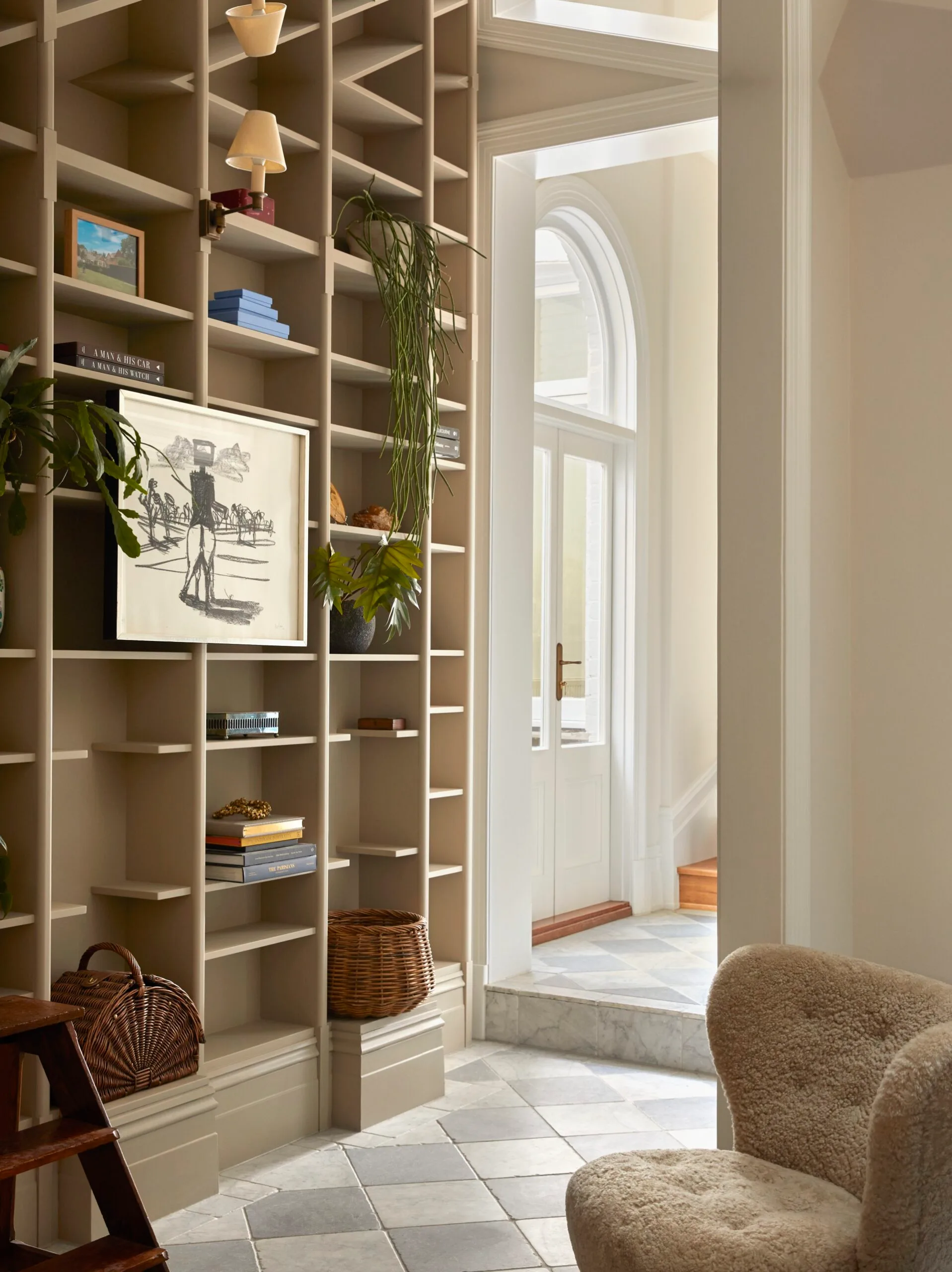 A period home in Victoria with open shelves