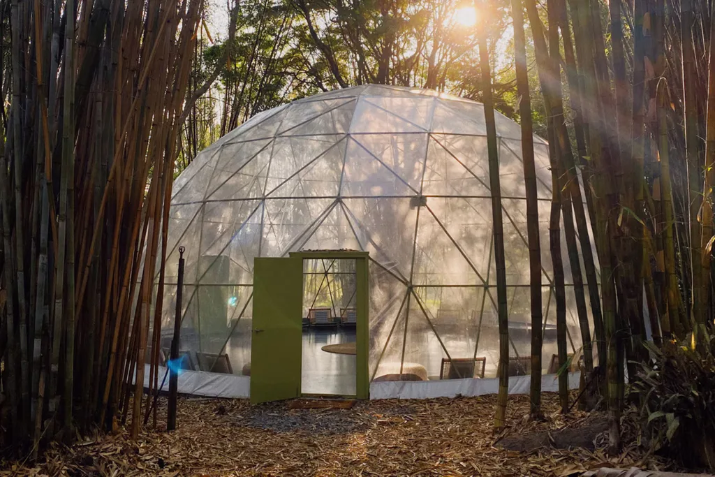SOMA Byron Bay Airbnb meditation dome